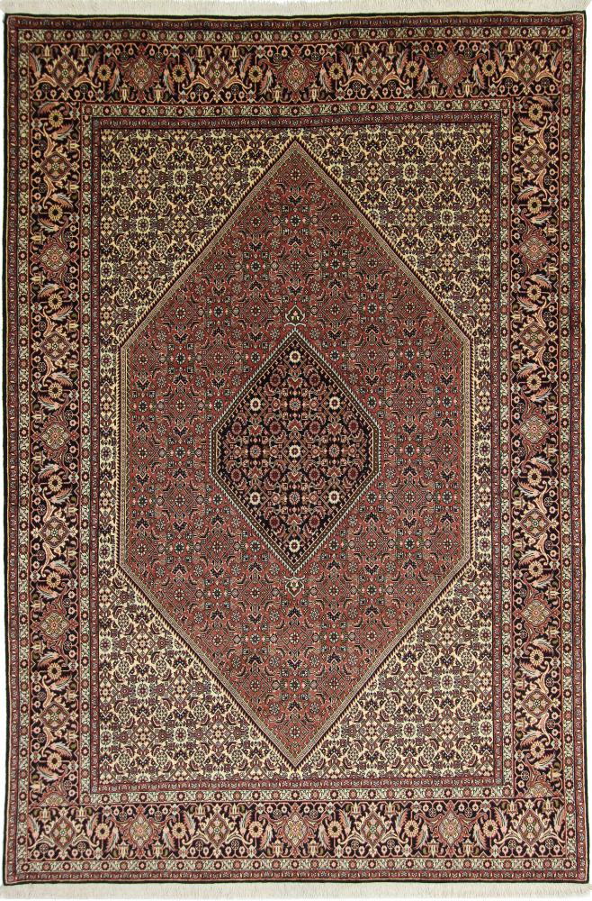 Persian Rug Bidjar 9'7"x6'5" 9'7"x6'5", Persian Rug Knotted by hand