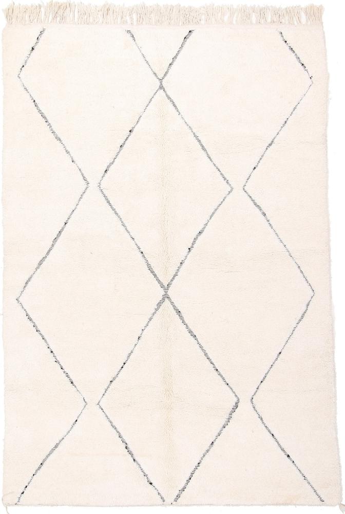 Moroccan Rug Berber Maroccan Beni Ourain 10'1"x6'10" 10'1"x6'10", Persian Rug Knotted by hand