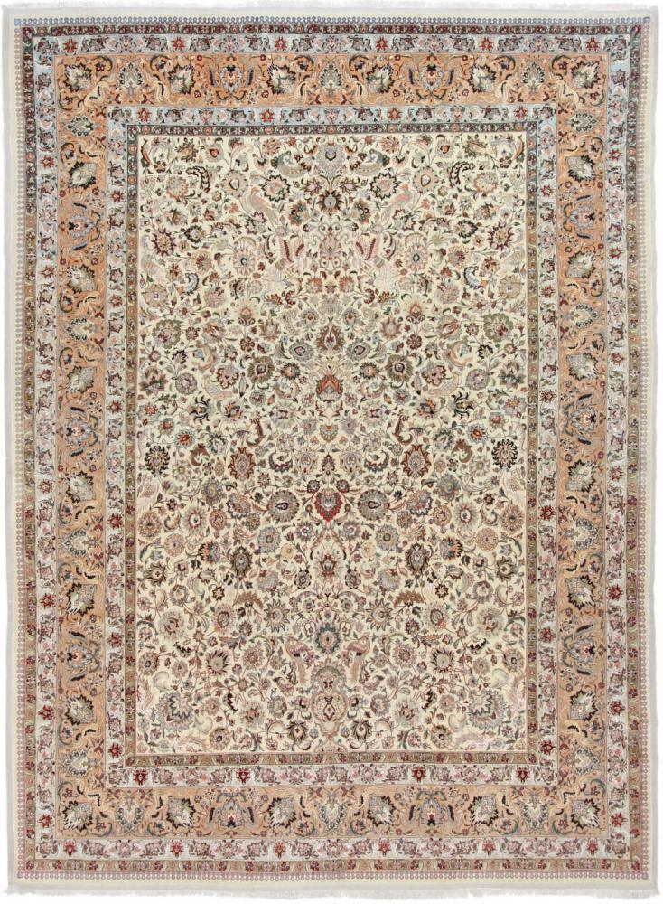  ペルシャ絨毯 Mashhad 絹の縦糸 339x251 339x251,  ペルシャ絨毯 手織り