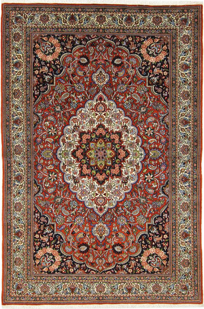 Persian Rug Bakhtiari Sherkat 7'7"x5'1" 7'7"x5'1", Persian Rug Knotted by hand