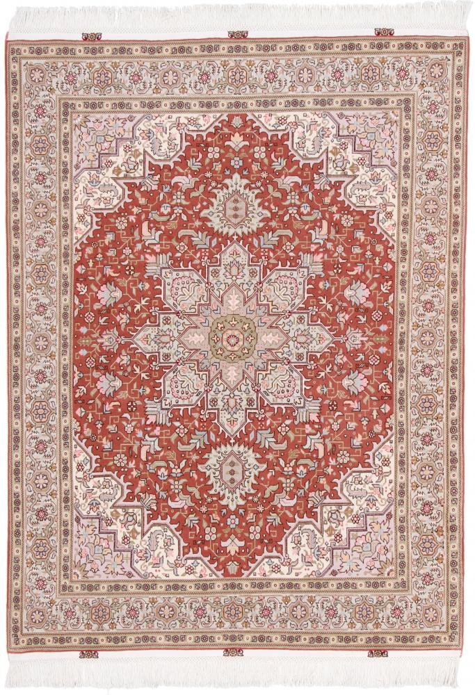 Perzisch tapijt Tabriz 50Raj 206x156 206x156, Perzisch tapijt Handgeknoopte