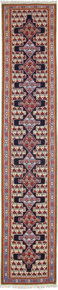 Tappeto persiano Kilim Senneh 416x86 416x86, Tappeto persiano Annodato a mano