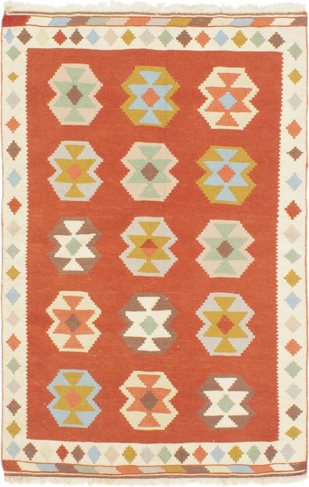 Tapis persan Kilim Fars 159x104 159x104, Tapis persan Tissé à la main