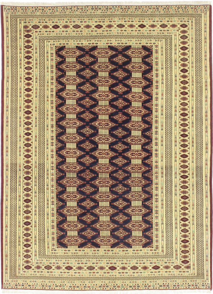 Perzsa szőnyeg Turkaman Régi Selyemfonal 206x153 206x153, Perzsa szőnyeg Kézzel csomózva