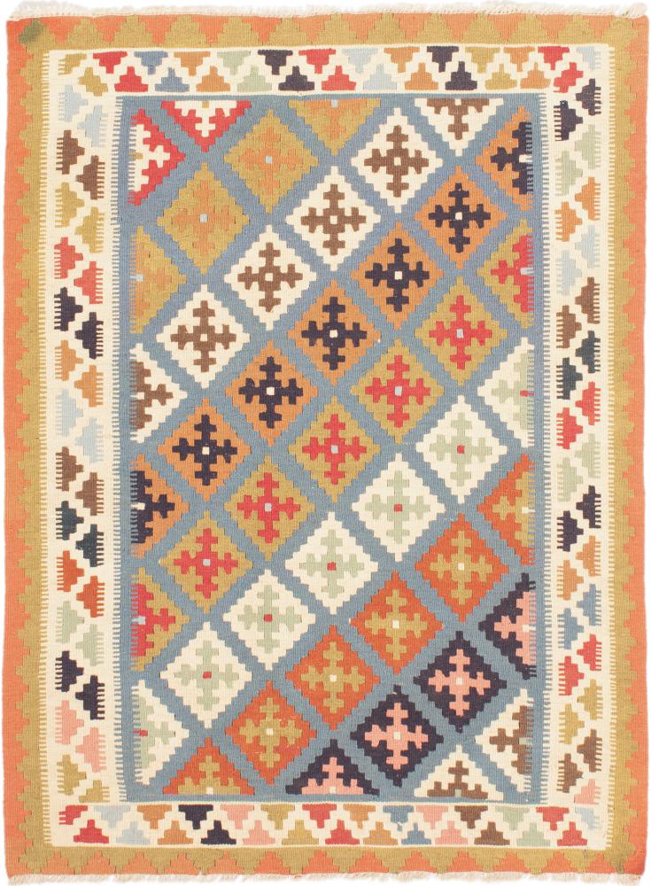 Persian Rug Kilim Fars 4'4"x3'3" 4'4"x3'3", Persian Rug Woven by hand