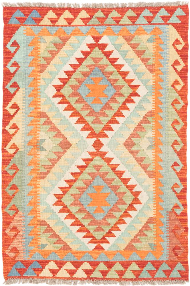 Alfombra afgana Kilim Afghan 129x88 129x88, Alfombra persa Tejido a mano