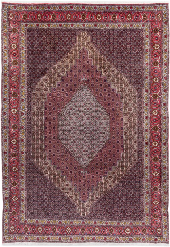 Tapis persan Senneh 348x246 348x246, Tapis persan Noué à la main