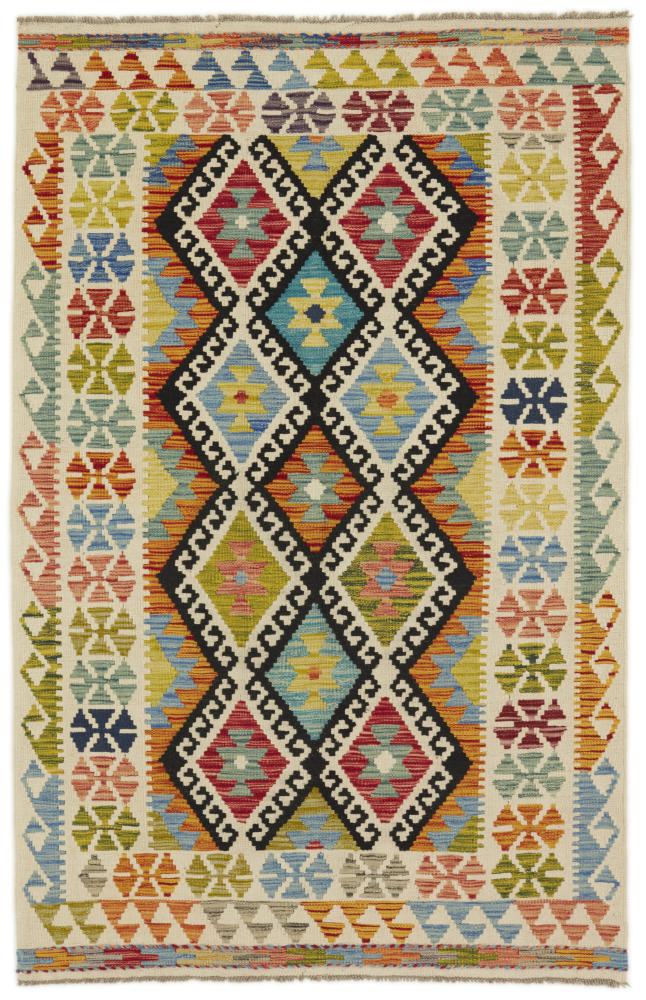 Afghanischer Teppich Kelim Afghan 194x126 194x126, Perserteppich Handgewebt