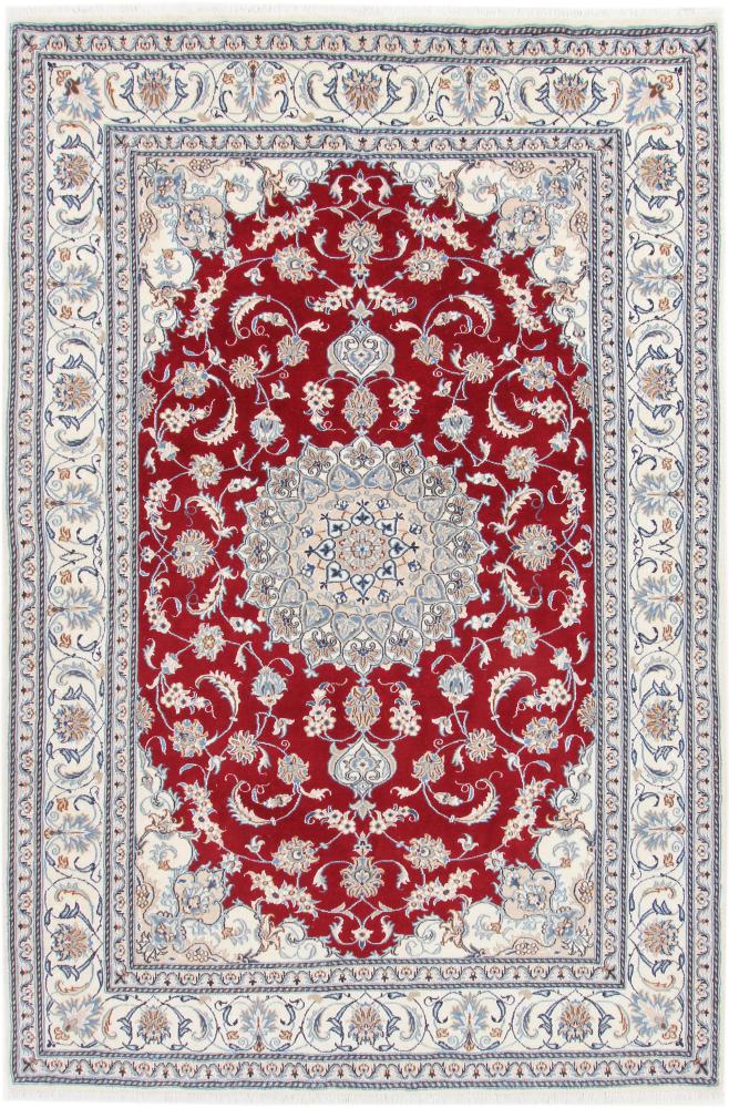  ペルシャ絨毯 ナイン 303x200 303x200,  ペルシャ絨毯 手織り