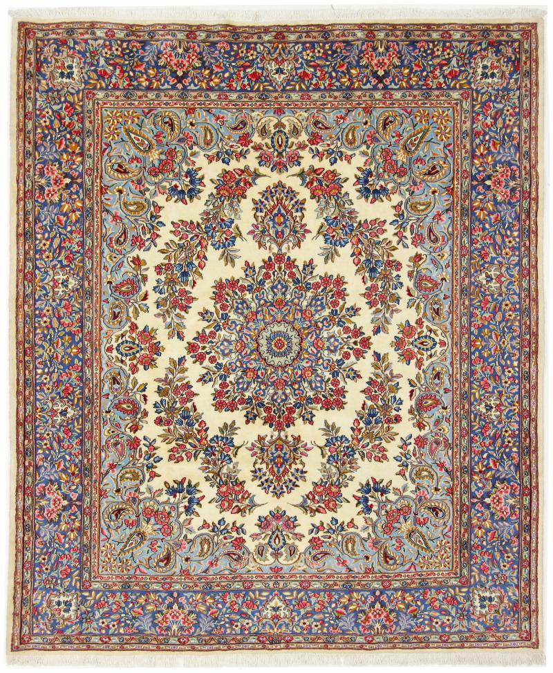 Persialainen matto Kerman 256x211 256x211, Persialainen matto Solmittu käsin