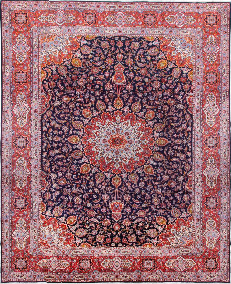 Persialainen matto Keshan Vanha 384x300 384x300, Persialainen matto Solmittu käsin