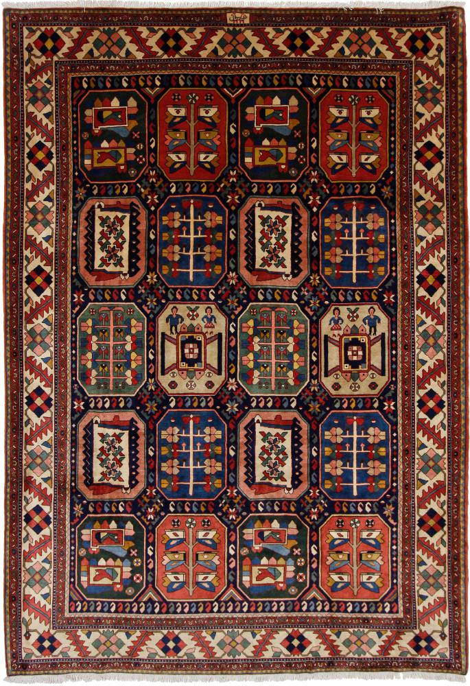 Persialainen matto Bakhtiar Vanha Baba Heydar 299x213 299x213, Persialainen matto Solmittu käsin