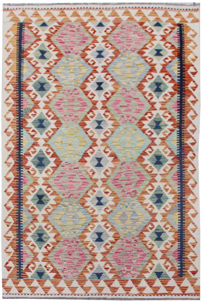 Afghan rug Kilim Afghan 5'11"x3'11" 5'11"x3'11", Persian Rug Woven by hand