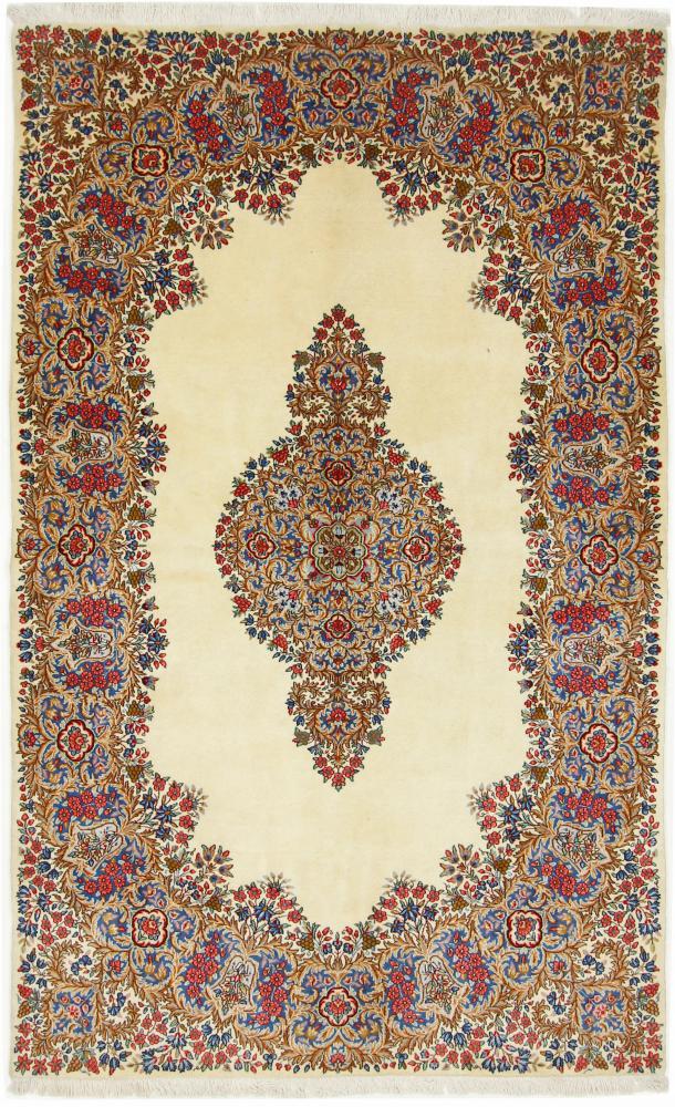 Persian Rug Kerman 8'0"x4'11" 8'0"x4'11", Persian Rug Knotted by hand