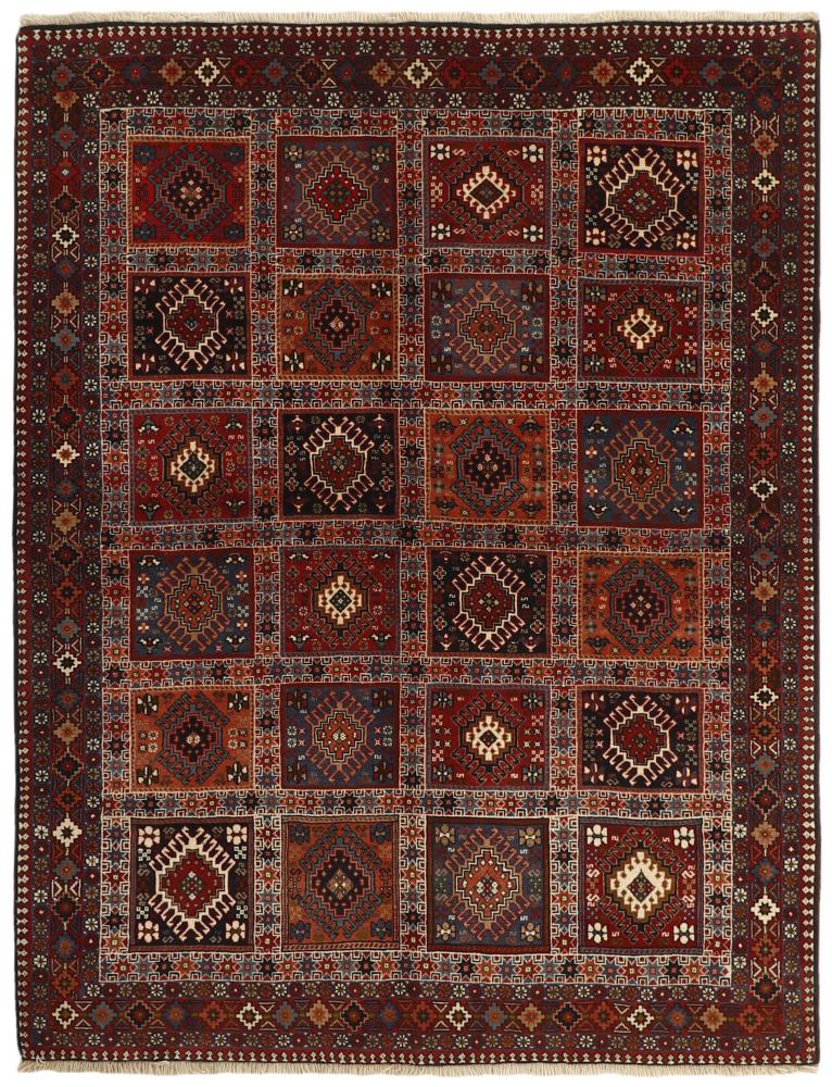 Persialainen matto Yalameh 196x151 196x151, Persialainen matto Solmittu käsin