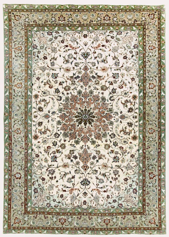 Persian Rug Tabriz 9'10"x6'9" 9'10"x6'9", Persian Rug Knotted by hand