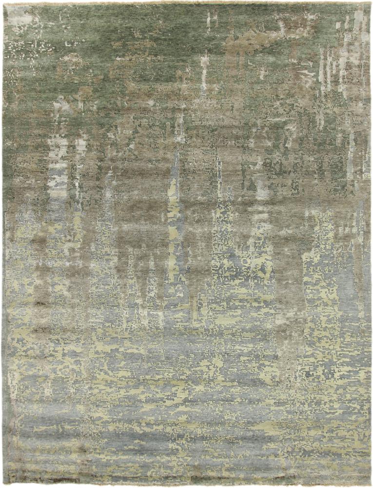 Indiaas tapijt Sadraa 11'11"x9'2" 11'11"x9'2", Perzisch tapijt Handgeknoopte