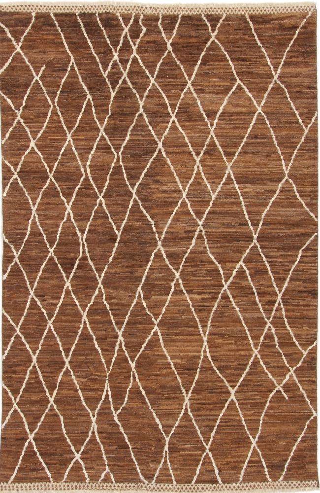 Afghanska mattan Berber Maroccan 246x163 246x163, Persisk matta Knuten för hand