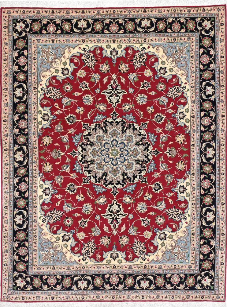 Persian Rug Tabriz 6'6"x4'10" 6'6"x4'10", Persian Rug Knotted by hand