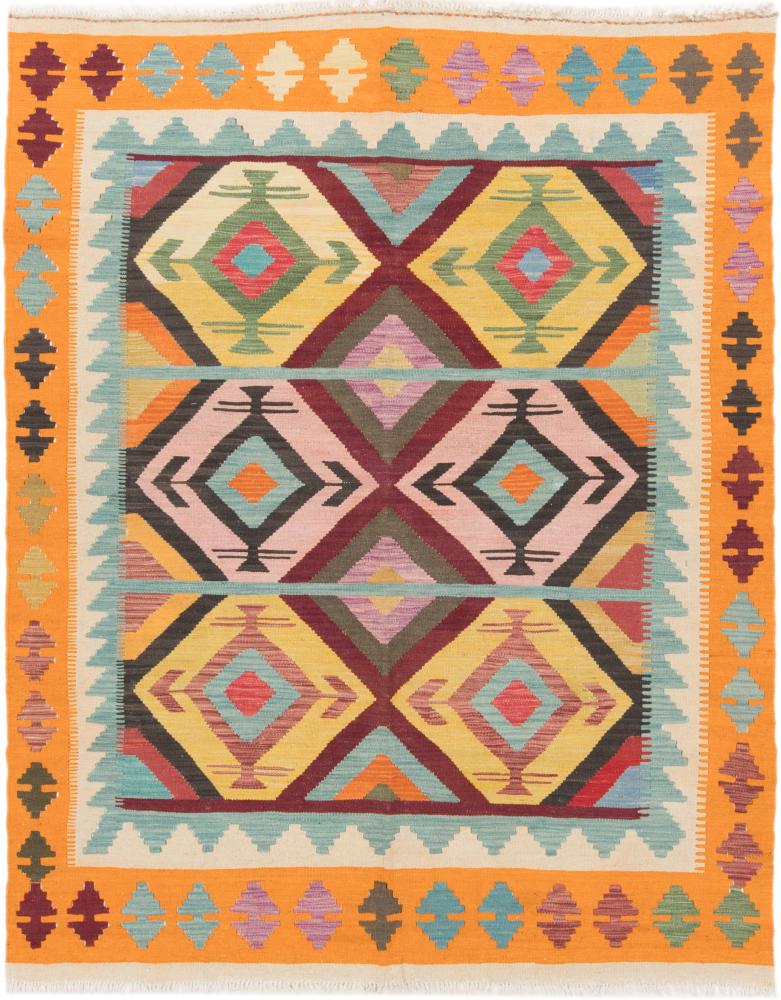 Afghanischer Teppich Kelim Afghan 205x160 205x160, Perserteppich Handgewebt