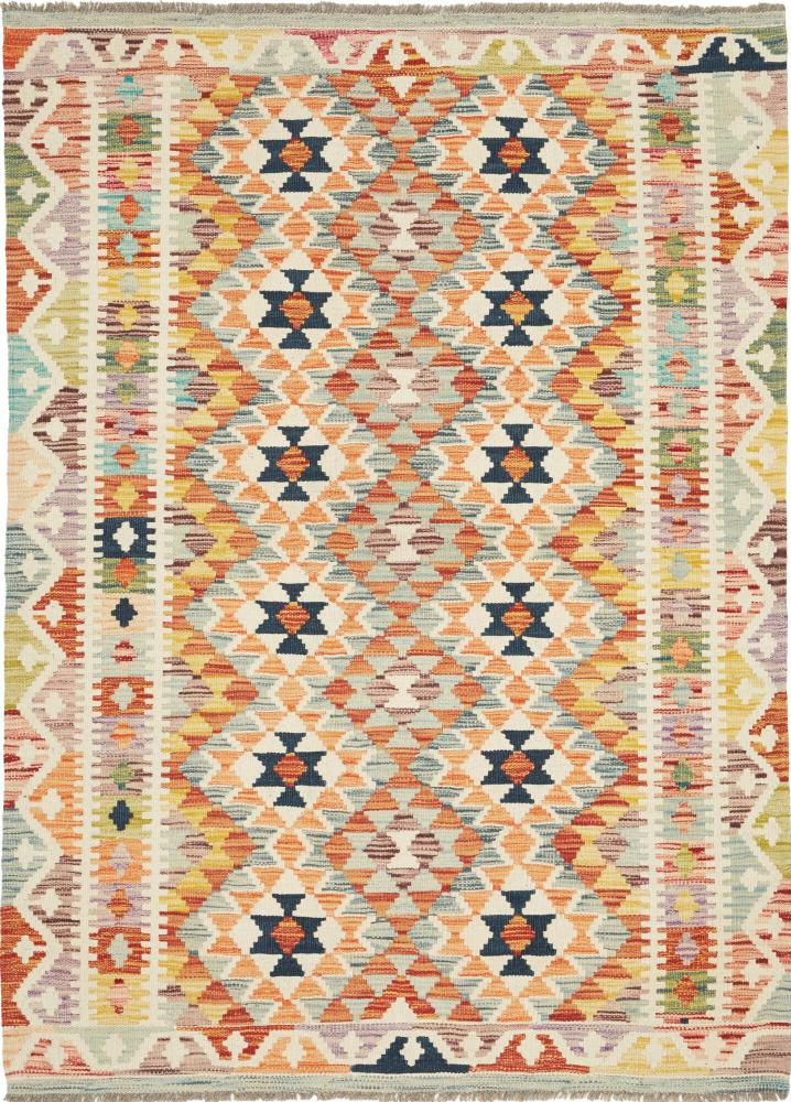 Tapis afghan Kilim Afghan 170x124 170x124, Tapis persan Tissé à la main