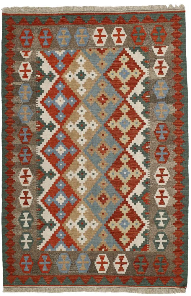  ペルシャ絨毯 キリム Fars 186x123 186x123,  ペルシャ絨毯 手織り