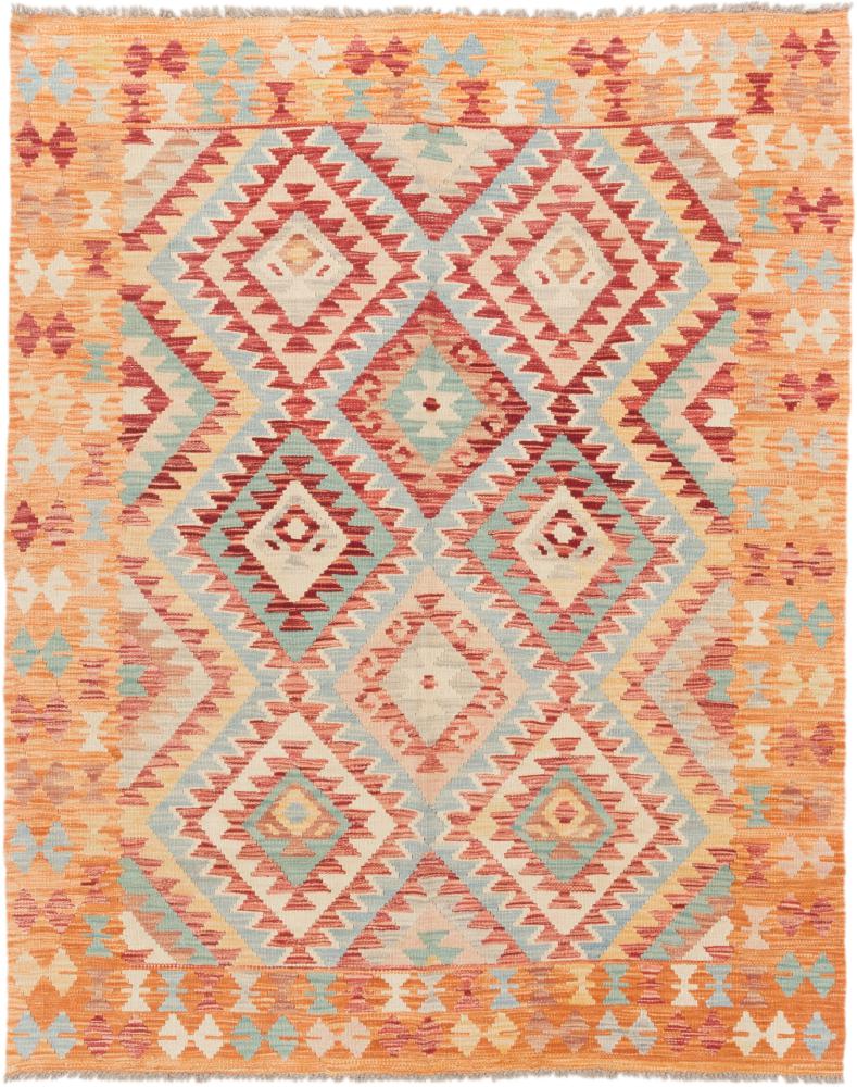 Afghanska mattan Kilim Afghan 6'2"x4'11" 6'2"x4'11", Persisk matta handvävd 