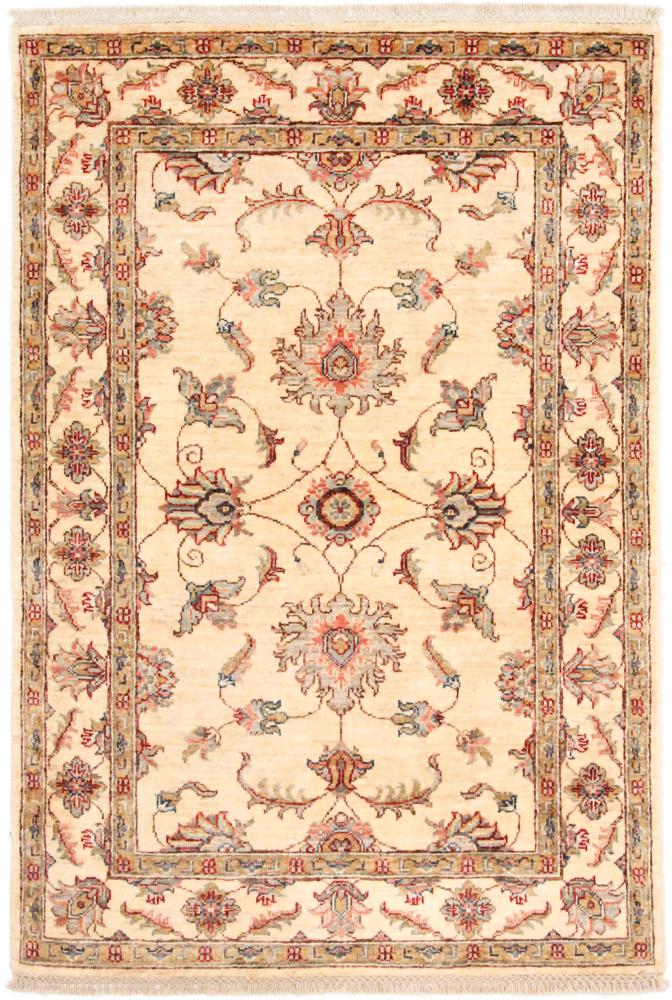 Afghan rug Ziegler 4'11"x3'4" 4'11"x3'4", Persian Rug Knotted by hand