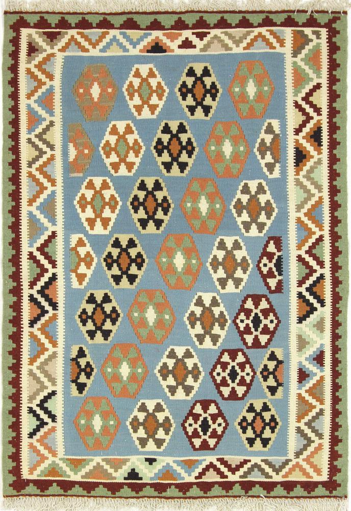  ペルシャ絨毯 キリム Fars 4'8"x3'4" 4'8"x3'4",  ペルシャ絨毯 手織り