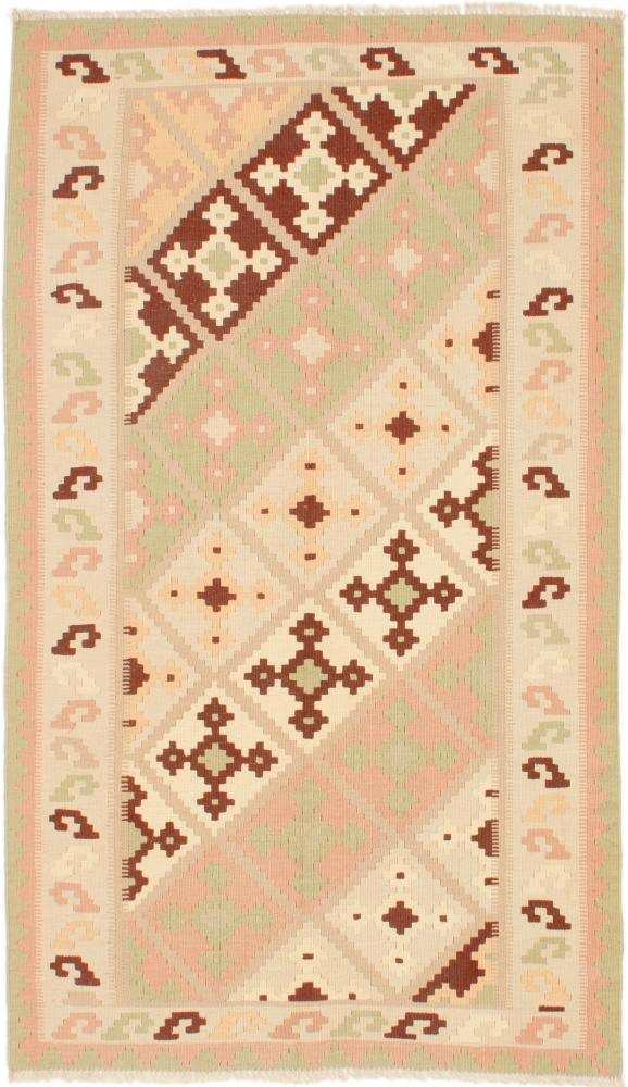 Persian Rug Kilim Fars 5'11"x3'5" 5'11"x3'5", Persian Rug Woven by hand