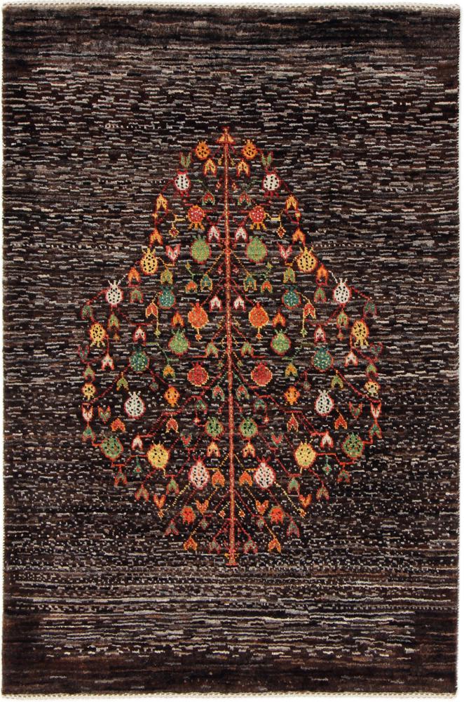 Persian Rug Persian Gabbeh Loribaft Nowbaft 125x82 125x82, Persian Rug Knotted by hand