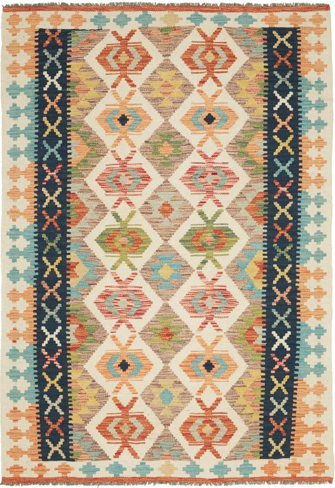 Afghanischer Teppich Kelim Afghan 180x121 180x121, Perserteppich Handgewebt