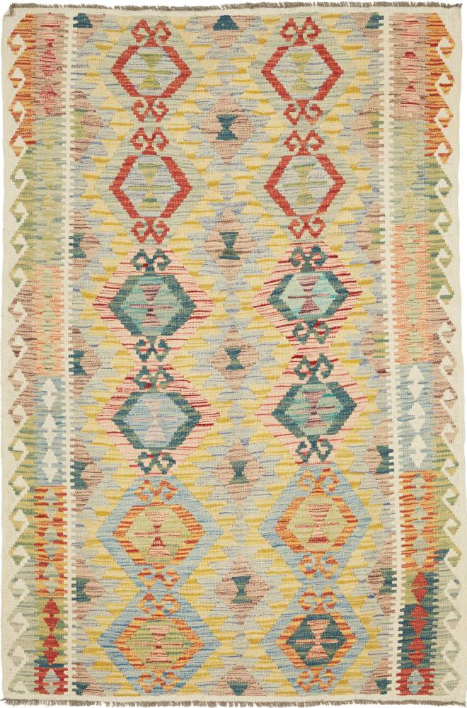 Tapete afegão Kilim Afegão 180x122 180x122, Tapete persa Tecido à mão