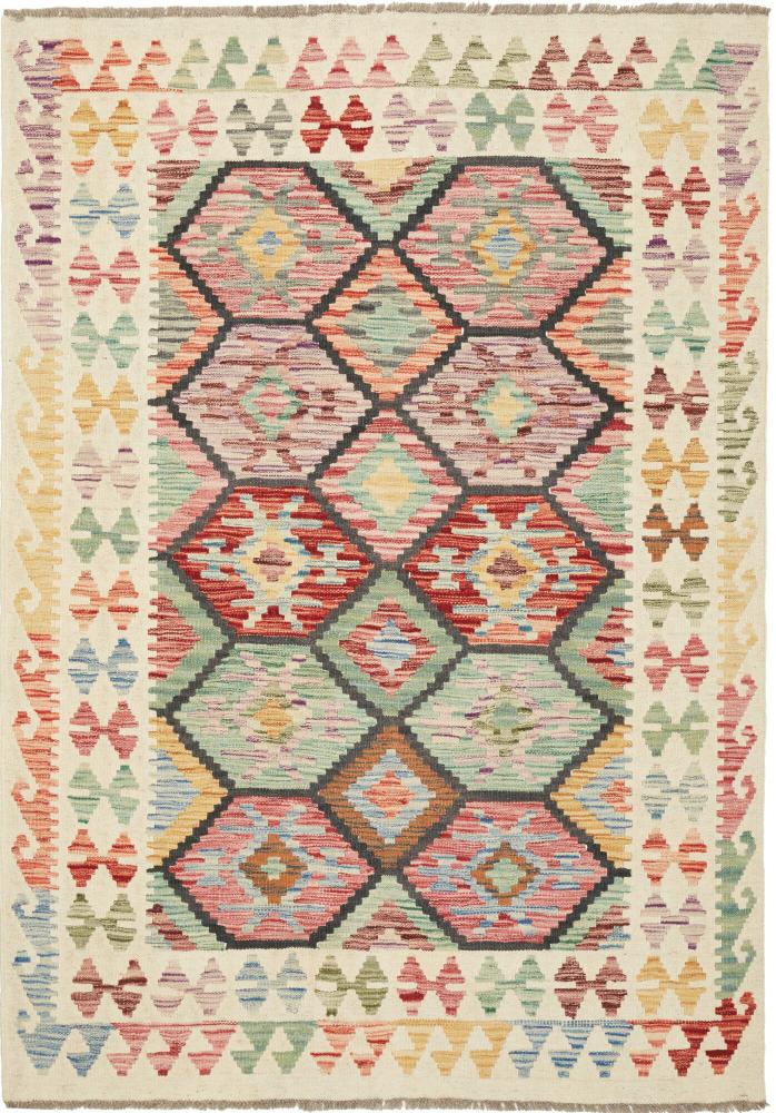 Afghanischer Teppich Kelim Afghan 178x124 178x124, Perserteppich Handgewebt