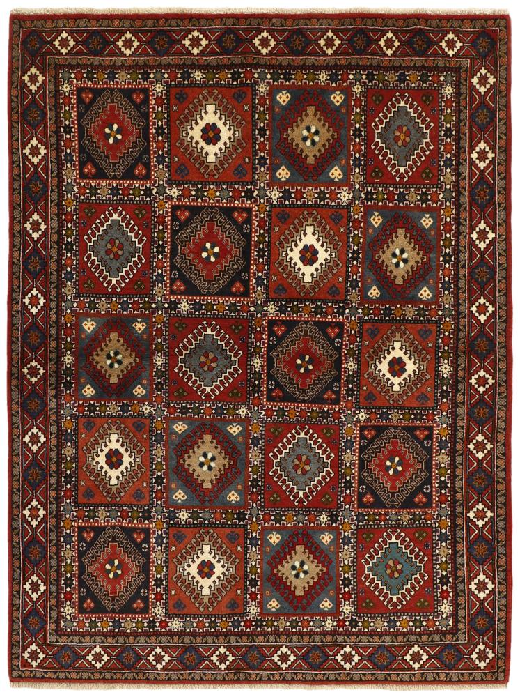  ペルシャ絨毯 ヤラメー 201x153 201x153,  ペルシャ絨毯 手織り