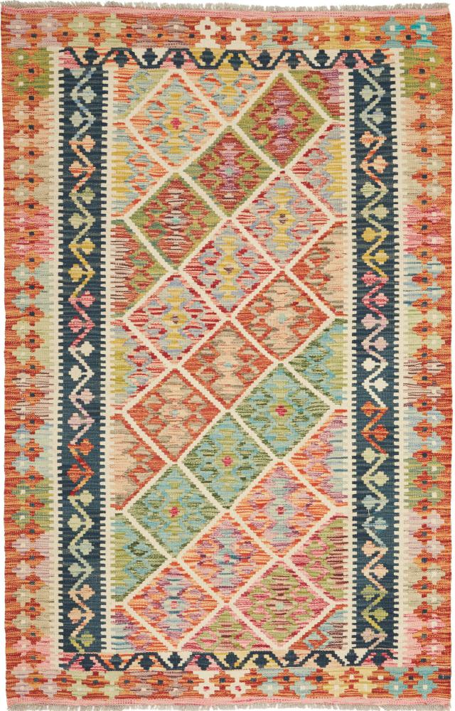Afghaans tapijt Kilim Afghan 186x120 186x120, Perzisch tapijt Handgeweven
