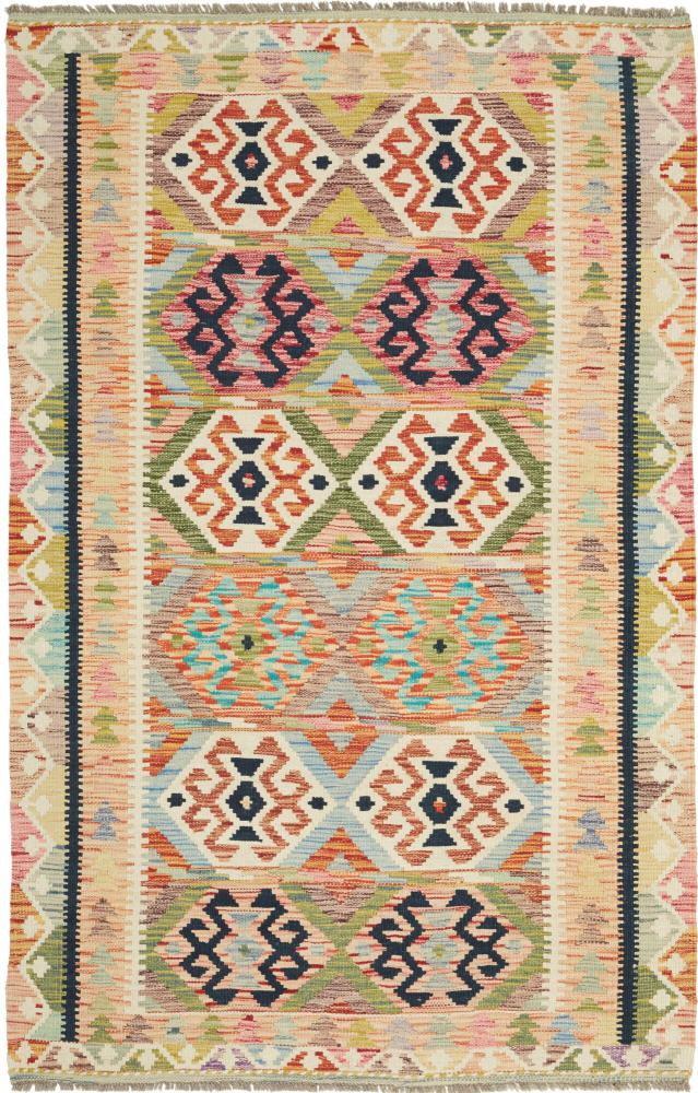 Afghansk teppe Kelim Afghan 189x120 189x120, Persisk teppe Handwoven 