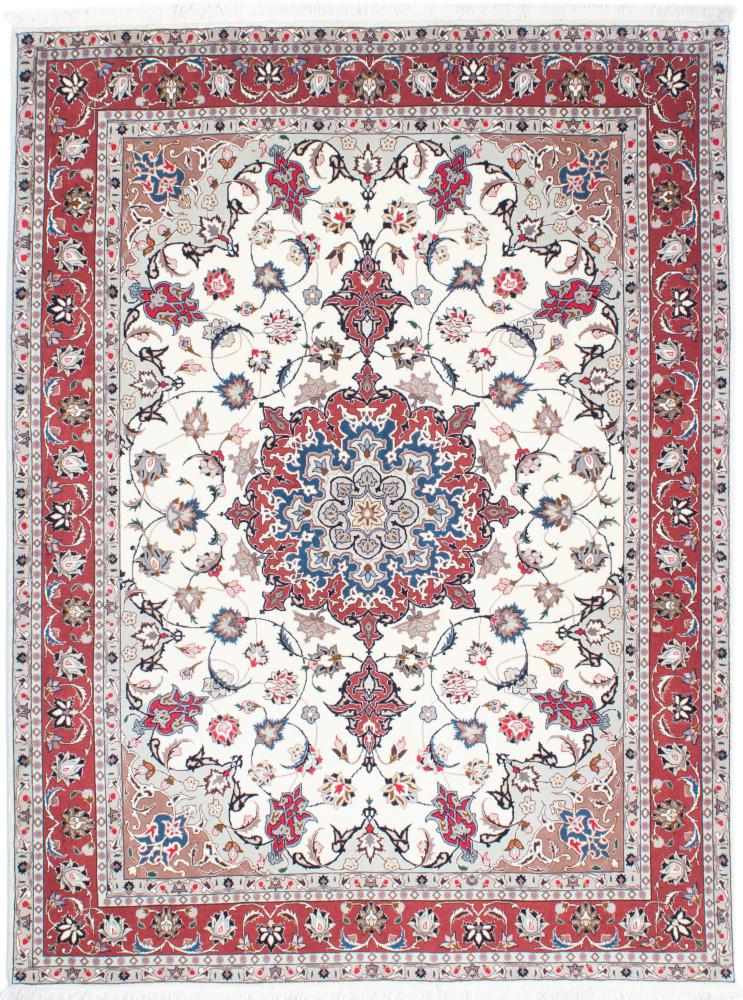  ペルシャ絨毯 タブリーズ 50Raj 6'8"x5'0" 6'8"x5'0",  ペルシャ絨毯 手織り
