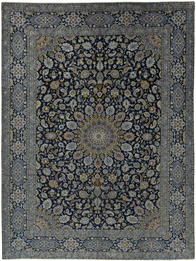 Tapis persan Kashan 419x304 419x304, Tapis persan Noué à la main