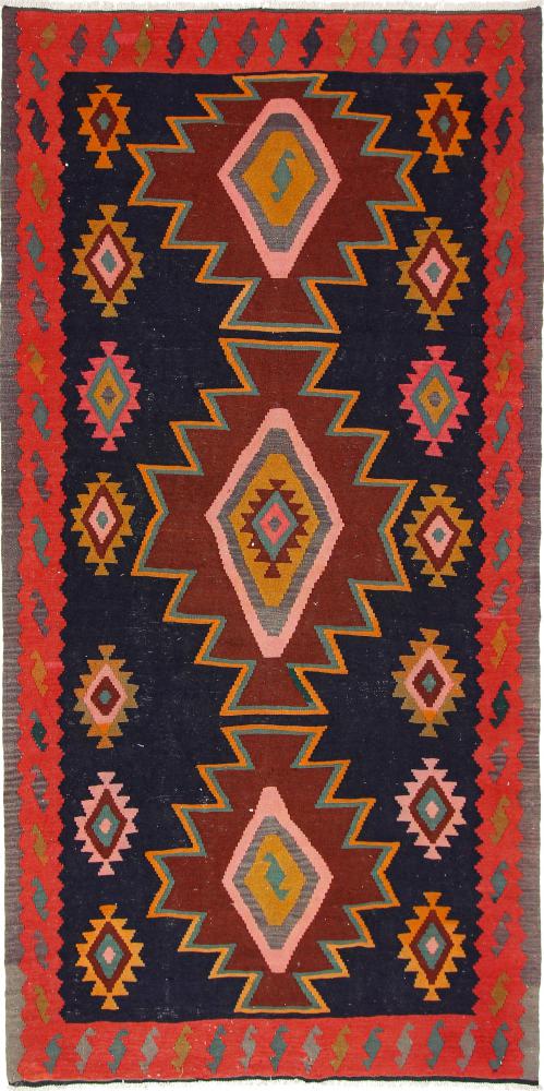 Perzisch tapijt Kilim Fars Azerbeidzjan Antiek 344x173 344x173, Perzisch tapijt Handgeweven