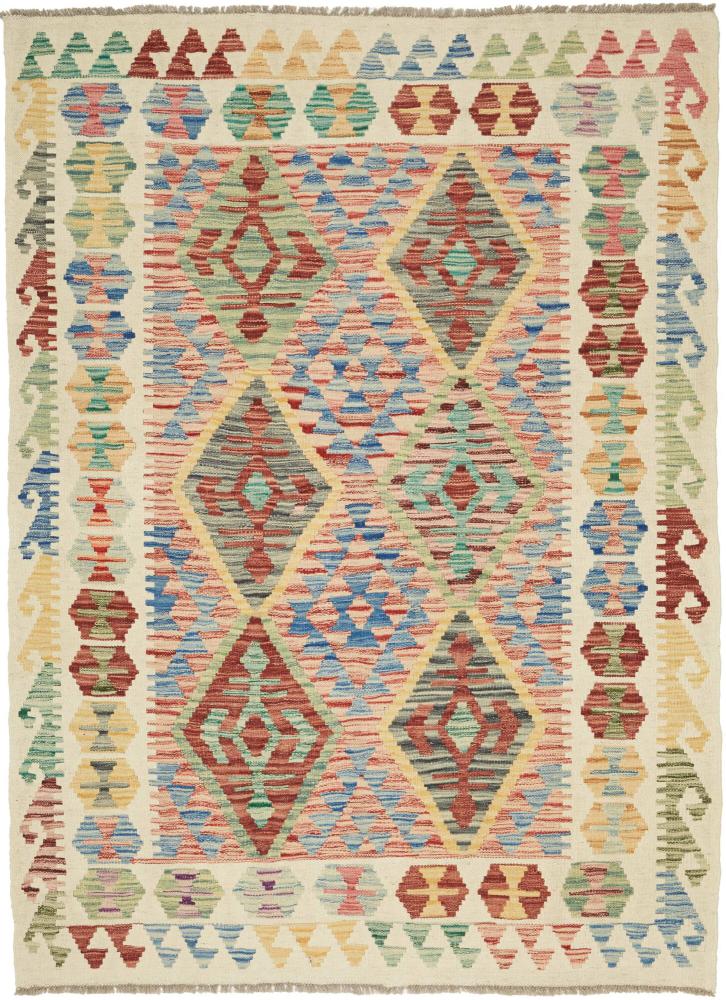 Afghanischer Teppich Kelim Afghan 182x133 182x133, Perserteppich Handgewebt