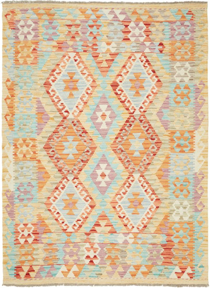 Afghanischer Teppich Kelim Afghan 5'11"x4'4" 5'11"x4'4", Perserteppich Handgewebt