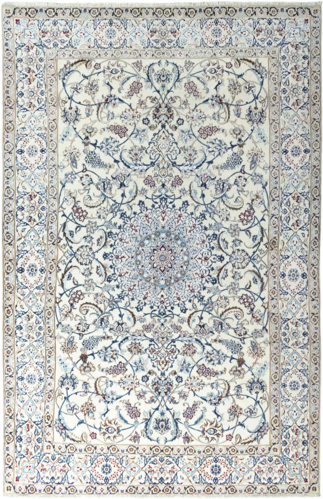 Tapis persan Naïn 9La 10'2"x6'5" 10'2"x6'5", Tapis persan Noué à la main