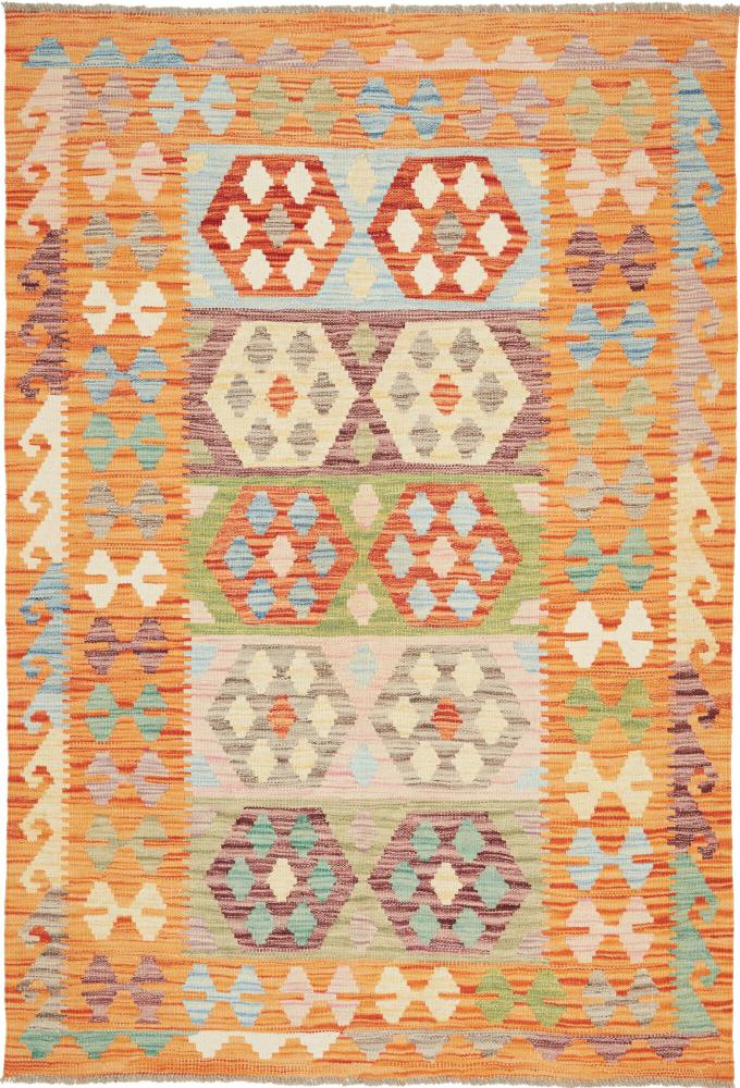Afghaans tapijt Kilim Afghan 6'0"x4'1" 6'0"x4'1", Perzisch tapijt Handgeweven