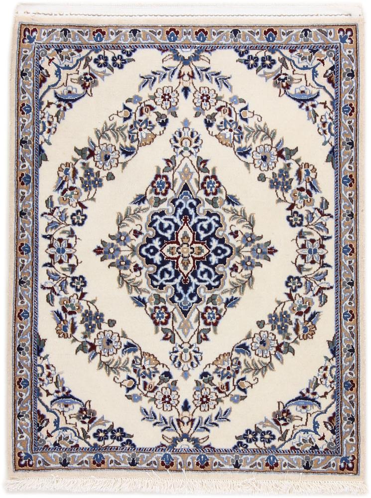 Tapis persan Naïn 6La 2'9"x2'1" 2'9"x2'1", Tapis persan Noué à la main