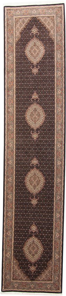 Persian Rug Tabriz 50Raj 12'9"x2'8" 12'9"x2'8", Persian Rug Knotted by hand