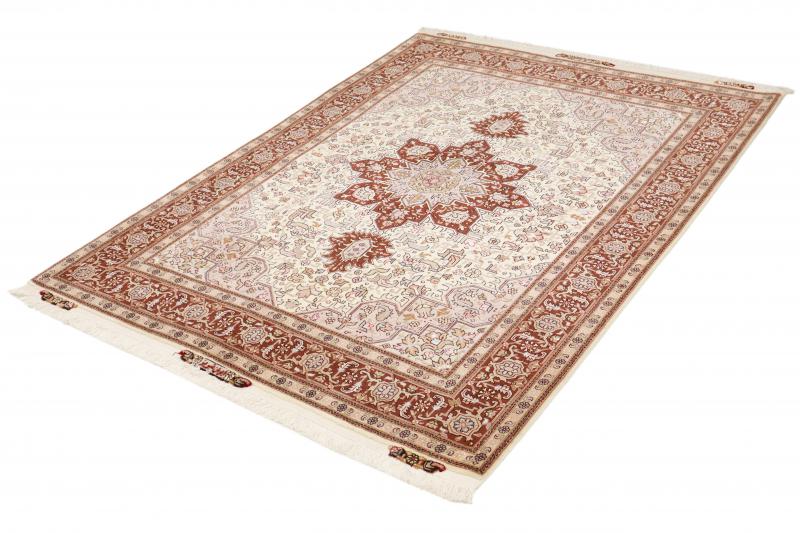 Tapis persan Tabriz 50Raj 204x151 204x151, Tapis persan Noué à la main