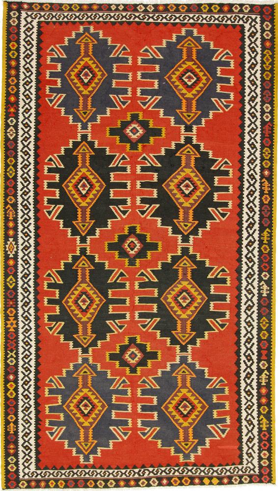 Tappeto persiano Kilim Fars Azerbaijan Antico 298x168 298x168, Tappeto persiano Tessuto a mano