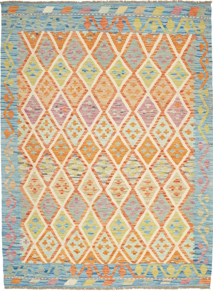 Tappeto Afgano Kilim Afghan 174x130 174x130, Tappeto persiano Tessuto a mano