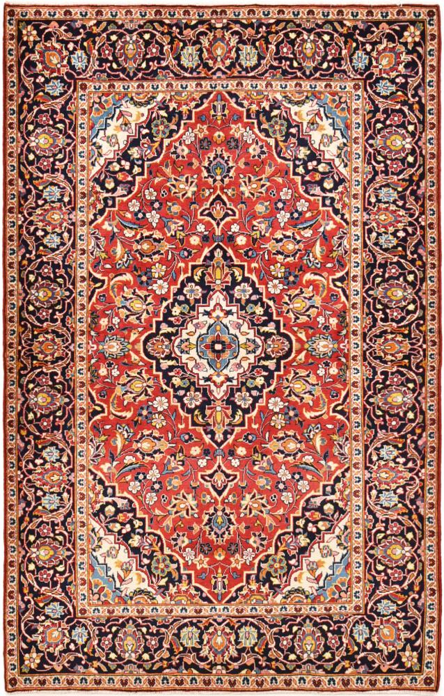 Persian Rug Keshan 7'9"x4'10" 7'9"x4'10", Persian Rug Knotted by hand